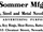 J. L. Sommer Manufacturing Company