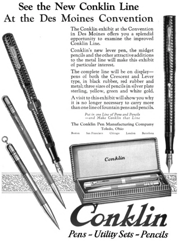Conklin Pen Manufacturing Company Wiki Fandom