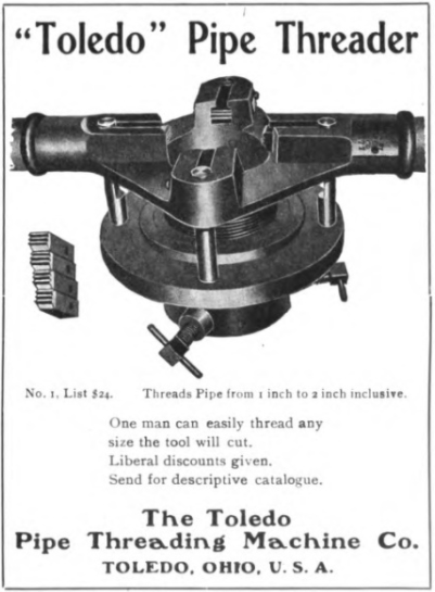 Toledo pipe sales threader