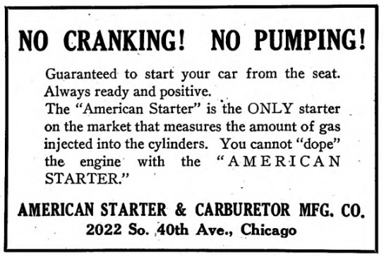 American Starter & Carburetor Manufacturing Company | MyCompanies Wiki ...