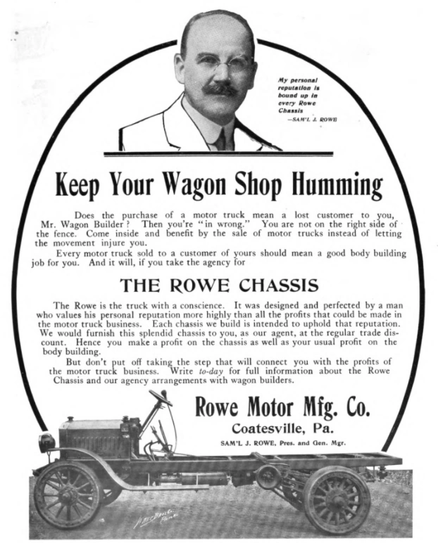 Rowe Motor Manufacturing Company Wiki Fandom