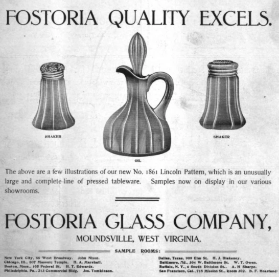 Fostoria Glass Company Wiki Fandom