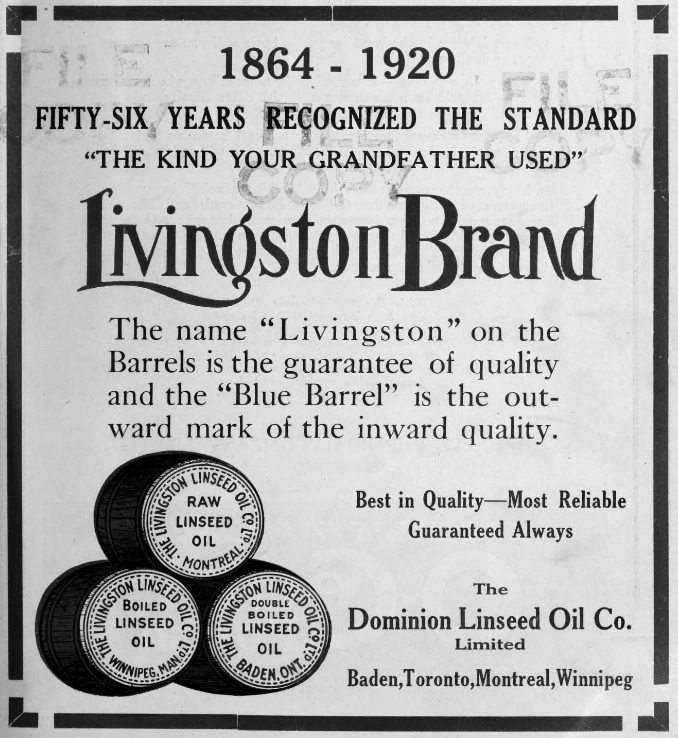Dominion Linseed Oil Company Wiki Fandom