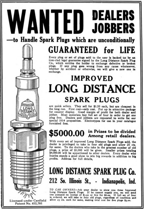 Long Distance Spark Plug Company Wiki Fandom
