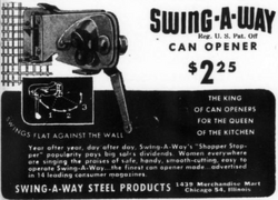 Swing-A-Way Wall Can Opener - Kitchen & Company