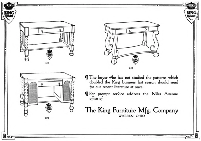 King Furniture Manufacturing Company Wiki Fandom