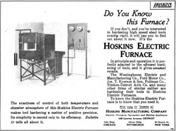 Hoskins Electric Furnace