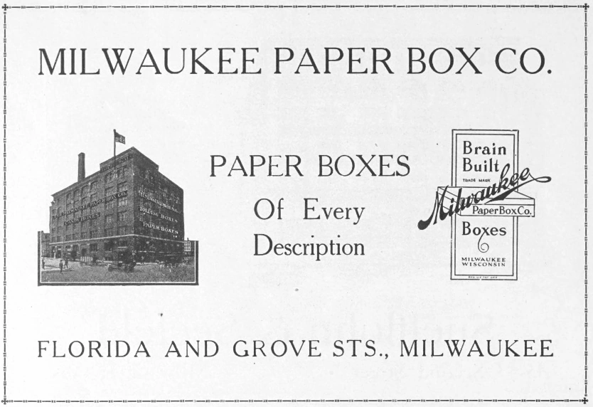 Milwaukee Paper Box Company Wiki Fandom