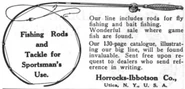 Publicité imprimée 1957 H-I Horrocks Ibbotson moulinets de