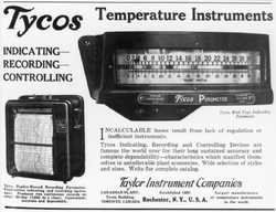 Tycos Recording Thermometer Taylor Instrument Companies -  Norway