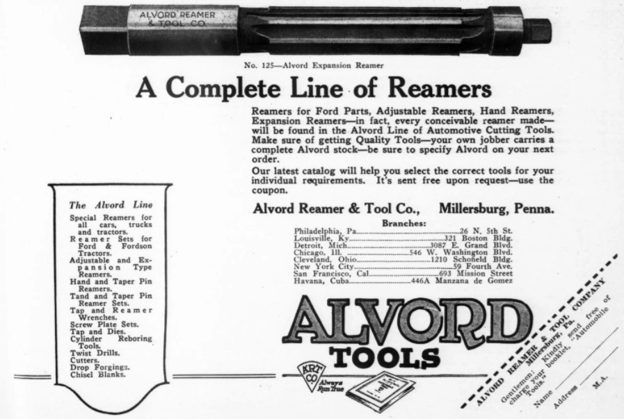 Alvord Reamer & Tool Company Wiki Fandom