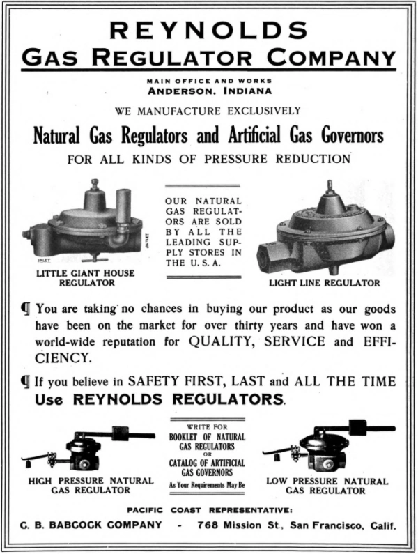 Reynolds Gas Regulator Company Wiki Fandom