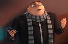 GO TO BED - [[image description: A close up shot of Felonious Gru from the  Despicable Me/Minions series. He is pointing a gun at the viewer. The  caption reads GO TO BED?