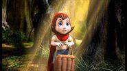 Red in the woods, seen in Hoodwinked!