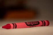 Red crayon