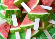 Watermelon pops