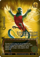 Quetzal, carta Legendaria de la edición Hijos del Sol.