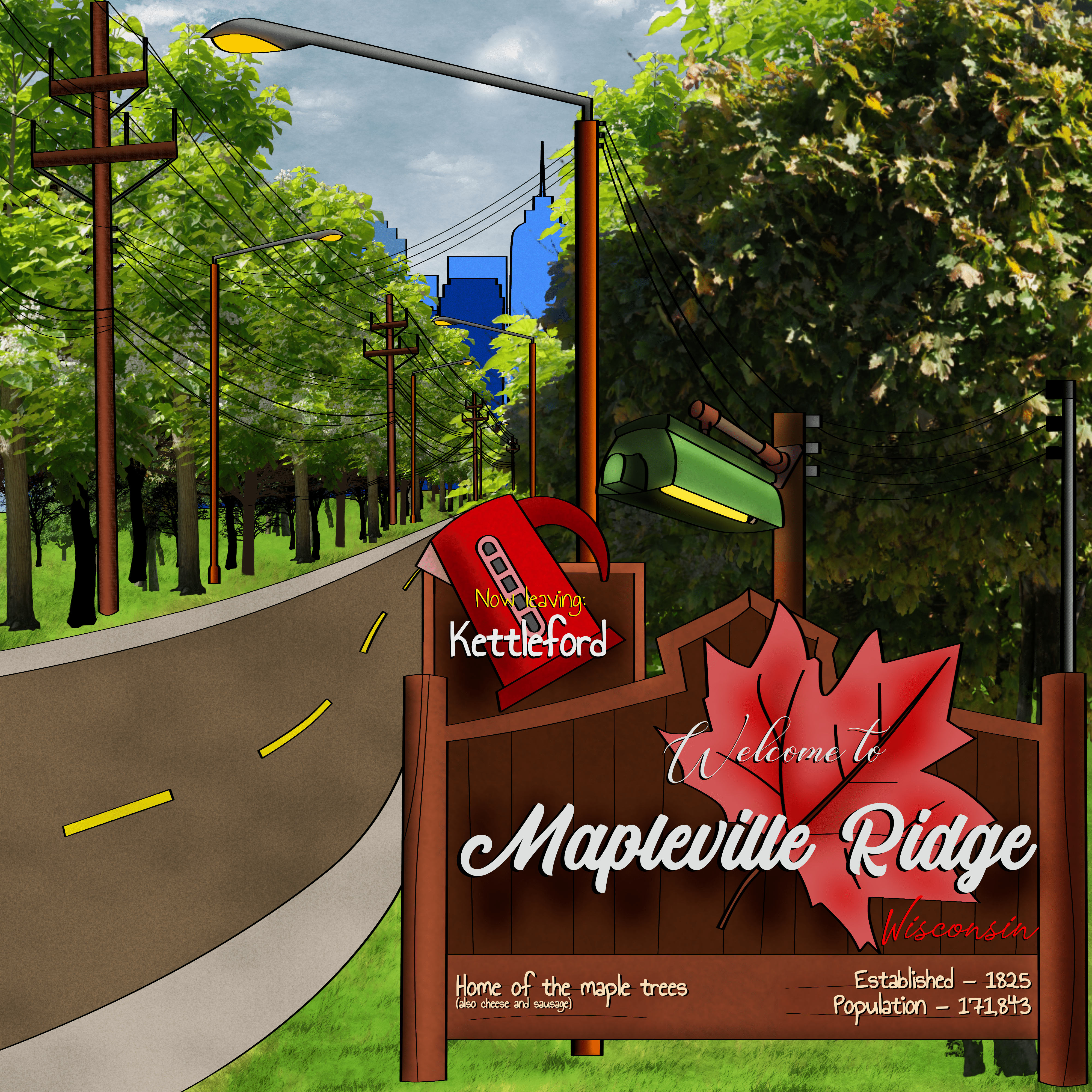 Mapleville Ridge, Wisconsin, My Life as a Teenage Rabbot Wiki