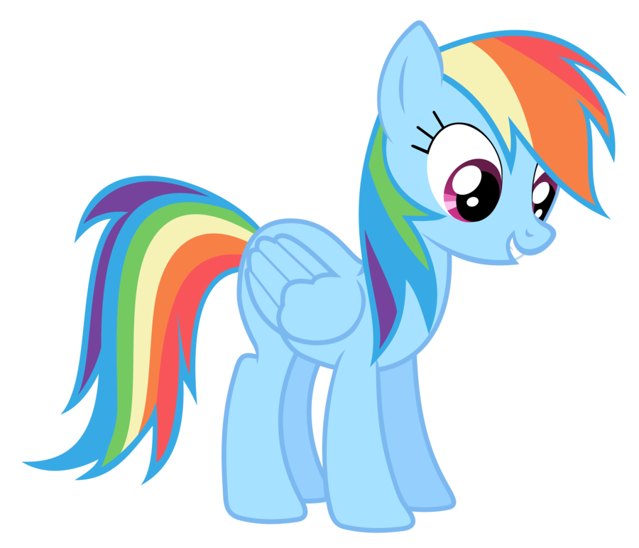 They don't call her Rainbow and Dash for nothing, Friendship is Magic