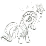 Croquis Fluttershy