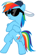 My second vector of rainbow dash by flutterflyraptor-d5dimmw