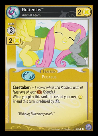 Fluttershy, Animal Team | My Little Pony Collectible Card Game Wiki | Fandom