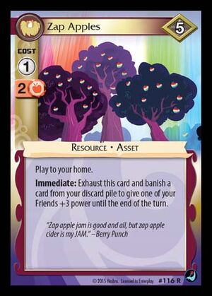 Zap Apples | My Little Pony Collectible Card Game Wiki | Fandom