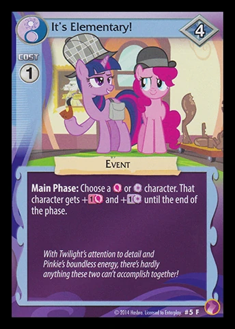 It's Elementary! | My Little Pony Collectible Card Game Wiki | Fandom