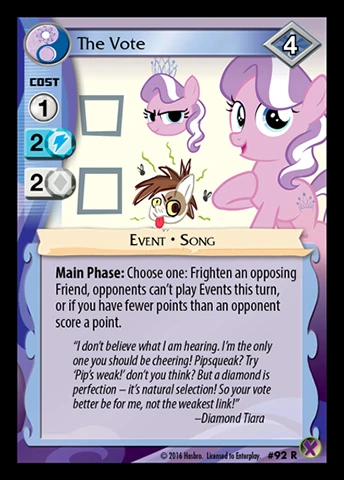 The Vote My Little Pony Collectible Card Game Wiki Fandom