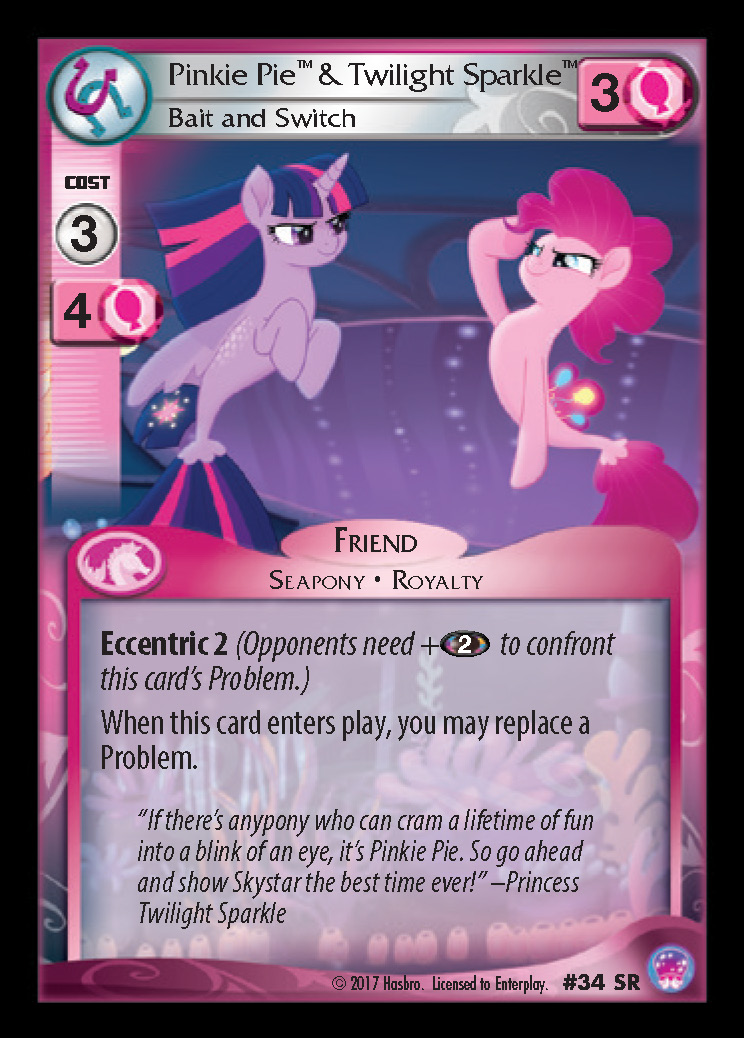 Pinkie Pie & Twilight Sparkle, Bait and Switch | My Little Pony Collectible  Card Game Wiki | Fandom