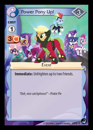 Power Pony Up My Little Pony Collectible Card Game Wiki Fandom Power Pony Up My Little Pony Collectible Card Game Wiki Fandom