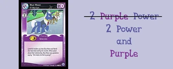How To Play Other Examples Power Vs Color And Multicolored Characters My Little Pony Collectible Card Game Wiki Fandom