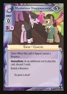 Mysterious Disappearance