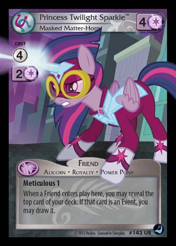 Princess Twilight Sparkle, Masked Matter-Horn | My Little Pony Collectible  Card Game Wiki | Fandom