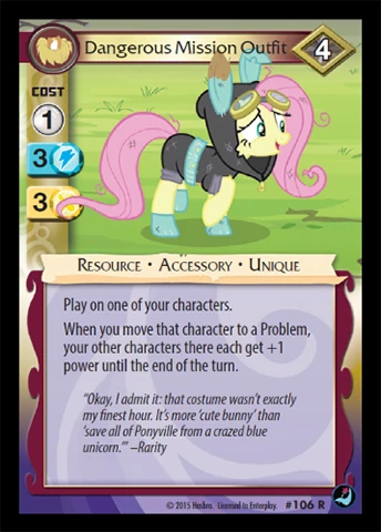 Dangerous Mission Outfit My Little Pony Collectible Card Game Wiki Fandom Dangerous Mission Outfit My Little Pony Collectible Card Game Wiki Fandom