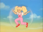Pop the balloon to put molly to danger