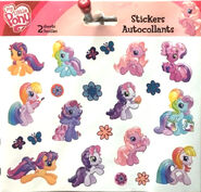 A sticker sheet with G3.5 ponies.