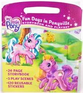 Fun Days in Ponyville Storybook and Playset with 120 Reusable Stickers