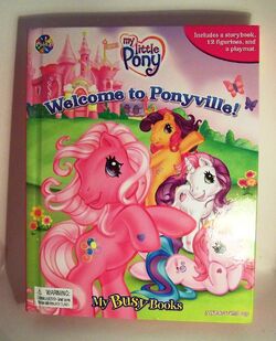 My little pony book with deals figurines