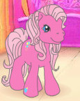 Pinkie Pie in the "Dance Studio" online game.