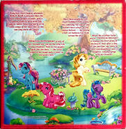 Four ponies on one Backcard Story, complete with their stories.