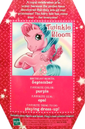 Twinkle Bloom's Backcard Story.