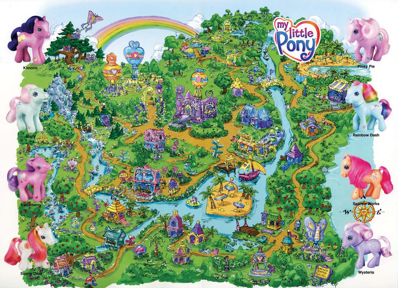 My Little Pony Map Ponyville | My Little Pony G3 Wiki | Fandom