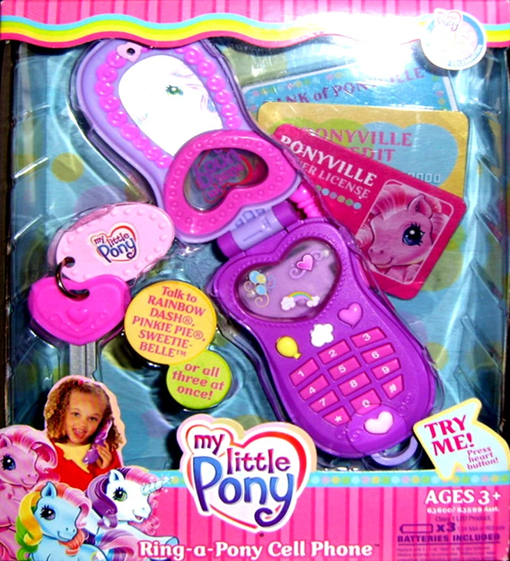 マイリトルポニー ダイヤル式電話 Ring-a-Pony Cell Phone | My Little Pony G3 Wiki | Fandom