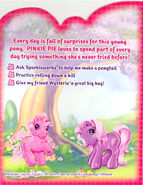 Pinkie Pie's first Backcard Story.