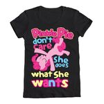 WeLoveFine.com, maglietta "Pinkie Pie Dont Care" (da donna) raffigurante Pinkie Pie