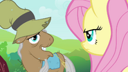 1000px-Mr. Greenhooves talking to Fluttershy S2E19