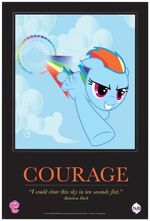 MLPFiM ComicCon2012 Trolley Poster Courage FMA