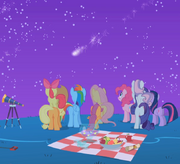 Le mane 6 guardano il cielo