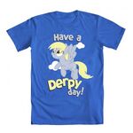 Merchandise T-Shirt Have A Derpy Day Blue